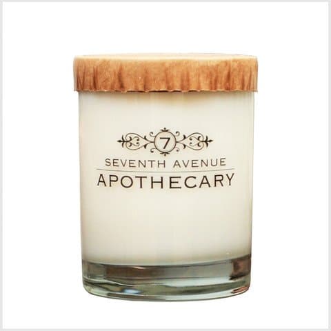 Glass Jar Double Wick 14 Ounce Aromatherapy Soy Candle Made in the USA (Tobacco & Mint)