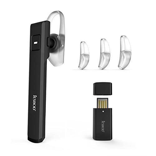 Bluetooth Headset 4.1 Wireless Earpiece Hands Free Noise Cancelling mic for Driving/Phone/Business