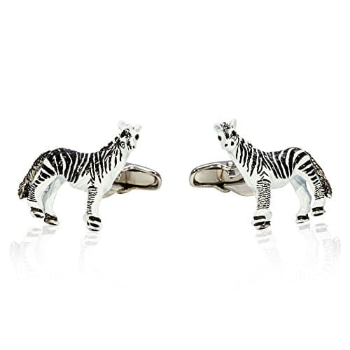 Zebra Cufflinks By Jewelry Mountain