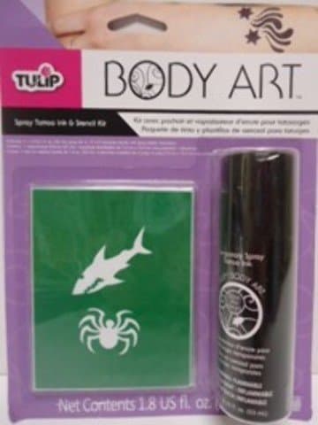 Spray Tattoo Kit (Pack Of 18)