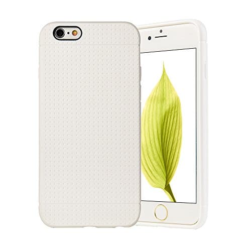 iPhone 6/6s Case, COSHIN Premium Quality soft TPU Bumper Case Anti-slip Shockproof Armor Protective Case for 4.7 inch (Grip white)