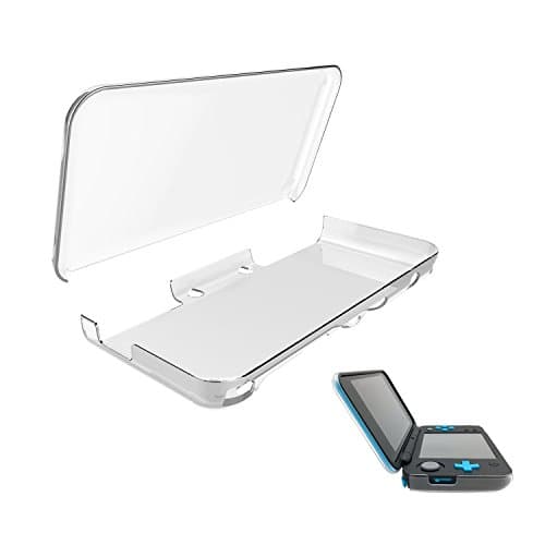 FancyWolf Nintendo New 2DS XL / LL Crystal Protector Case Clear Hard Case for Nintendo New 2DS XL LL