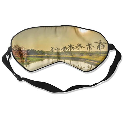 Beauty Sunset Pure Silk Sleep Mask Reusable Cold Improves Sleep Edema Eye Tiredness