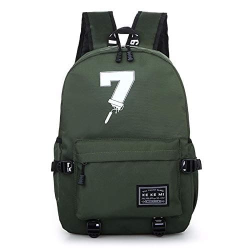 Nylon Backpack Men School Backpack for Teenage Boy School Bag Large Middle School Student Bagpack Big Capacity Backbag-Army Green