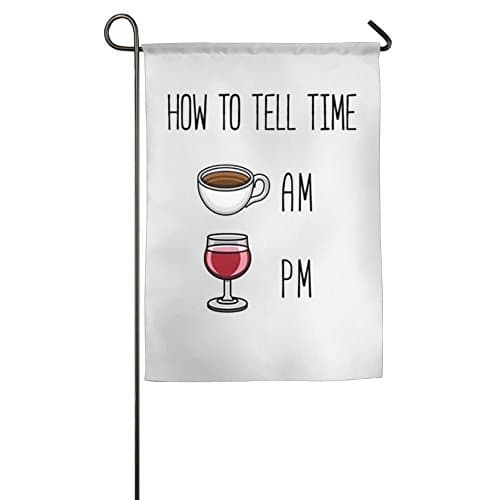 How To Tell Time Am Pm Garden Flag
