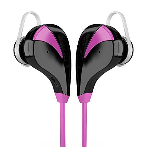 Maxforlife Bluetooth Headset G6 Wireless Bluetooth In Ear Earpiece Earbuds With Mic Noise Cancelling Hands Free For Smartphone Purple