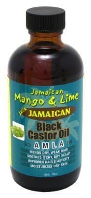 Jam. Mango &amp; Lime Black Castor Oil Amla 4oz by Jamican Mango
