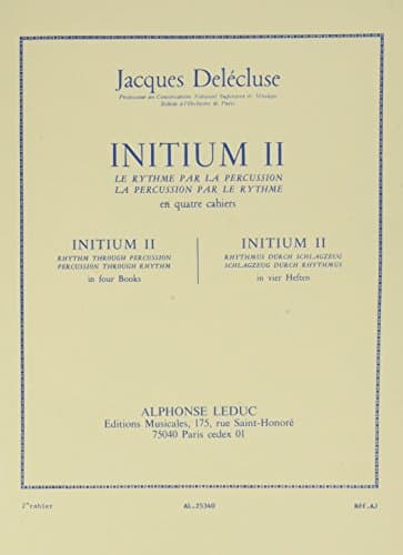 JACQUES DELECLUSE: INITIUM 2 (PERCUSSION SOLO)