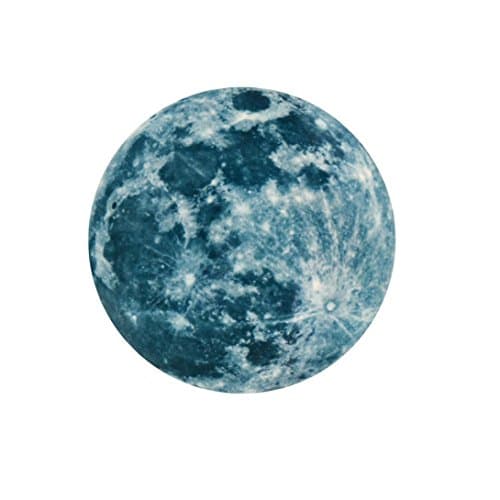 Wall Decor,Tianfine 3D Large Moon Fluorescent Wall Sticker Removable Glow In The Dark Sticker (20cm)