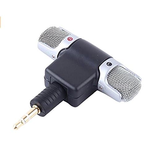 Xixihaha Mini Portable Digital Stereo Microphone Recorder for Sony MIC-DS70P Computer Recorder Professional Handheld External Wireless Microphone Recording for DJI Osmo/Canon/Nikon 4K Camera PC