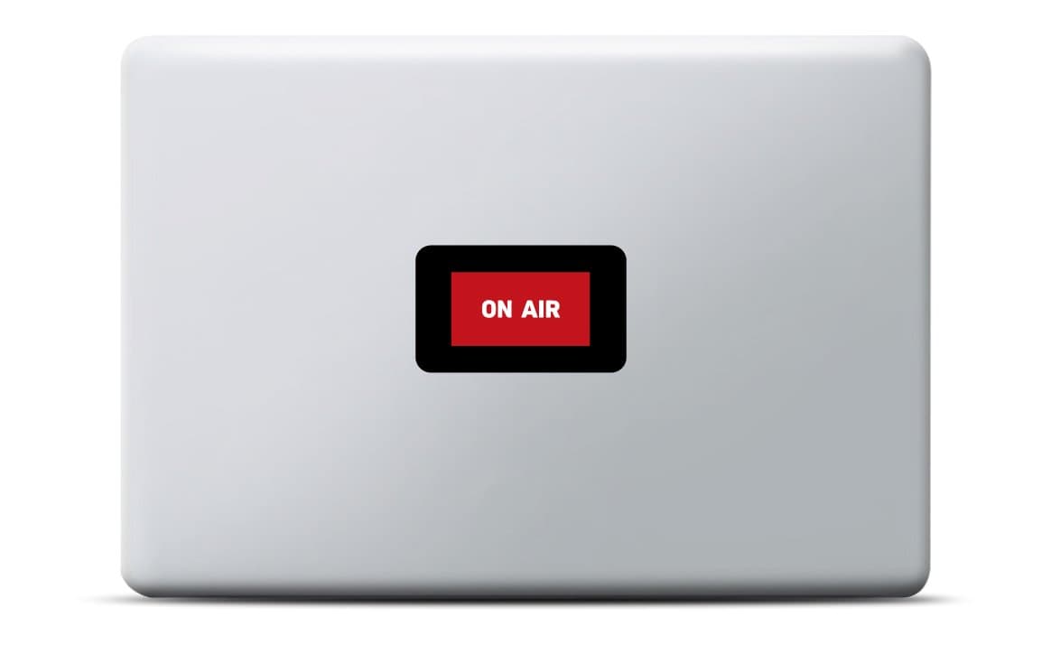 On Air MacBook Sticker, MacBook decal, Laptop Sticker