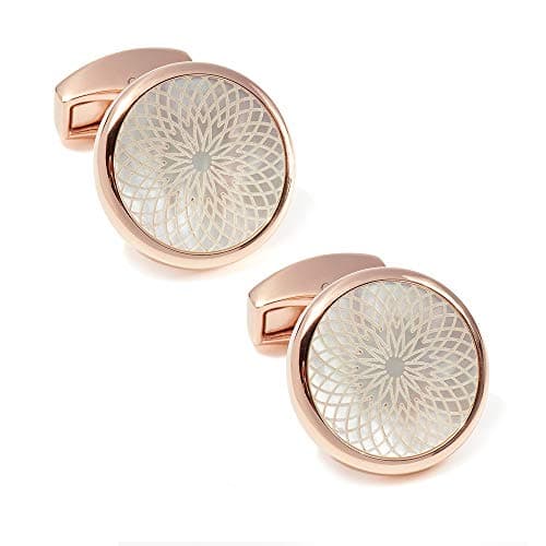 Tateossian Rotondo Guilloche Cufflinks