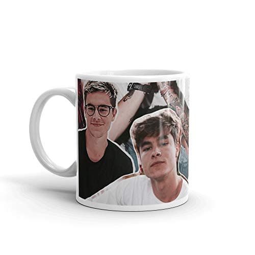 Kian Lawley Collage 11 Oz White Ceramic