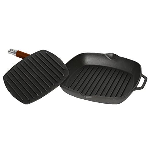 Cast Iron Grill Pan with Push Lid BIOL