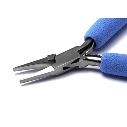 Plier ESD Curved Snipe Nose, Smooth Jaws 4"