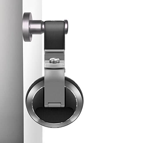 Noxu Metal Headphone Holder|Mounted Universal Hook For Walls| Headset Hanger|1.75 Inch Length| Silver
