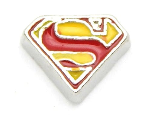 Cherityne Superman Floating Charm for Locket Pendants