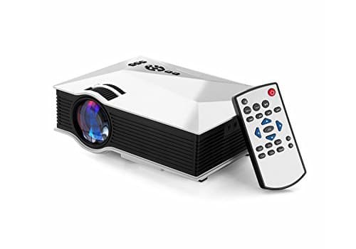 1200 Lumens WiFi Wireless Full Color 130" Image Pro Mini Portable LCD LED Home Theater Cinema Game Projector HD 800x480P Video Support IP/IR/USB/SD/HDMI/VGA