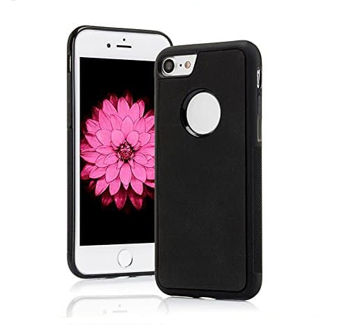 Anti-Gravity Phone Case, Magical Nano Phone case for iPhone 6(6S) Plus (Black-Iphone 6(S) plus)