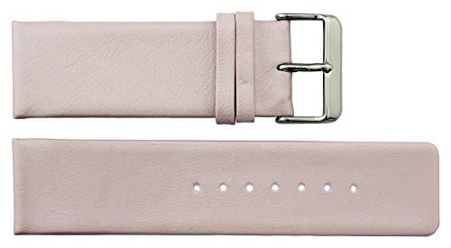 Pink Calf Leather Band Replacement Pin Clasp, 26mm Strap _ B26017