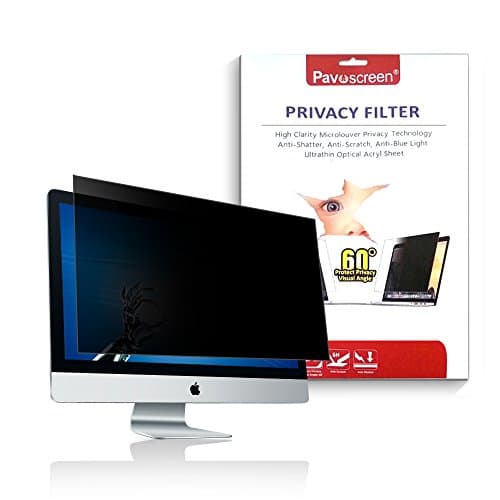 Anti Spy Privacy PET Screen Protector Pavoscreen® Computer Matte Anti Peep - Control Viewing Area Within 30° Anti Fingerprint and Anti Scratch (23.6in*15.7in)