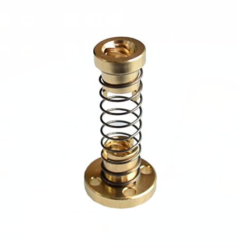 T8 Anti Backlash Spring Loaded Nut Elimination Gap Nut for 8mm Acme Threaded Rod Lead Screws DIY CNC 3D Printer Parts