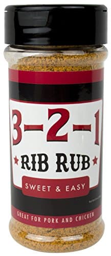 3-2-1 Rib Rub - Make Perfect BBQ Ribs, Chicken, and Pork Every Time - 3-Step Recipe Included