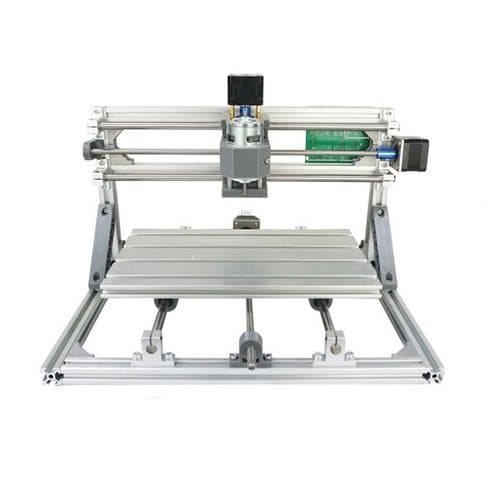 2-in-1 DIY Laser CNC Kit: 30x18x4cm 3 Axis CNC Router + 500mw Laser Engraver - PCB Milling, Wood Carving, Engraving Machine, with ER11