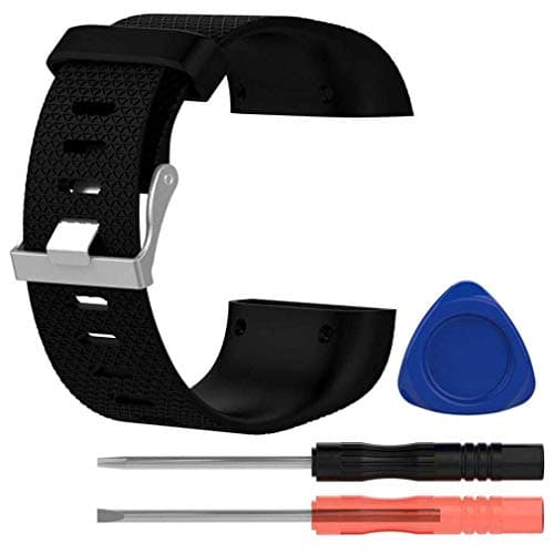 Fitingran Fashion Strap for Fitbit Surge Strap, Silicone Adjustable Replacement Straps Accessories for Fitbit Surge Watch Fitness Tracker Wrist Band