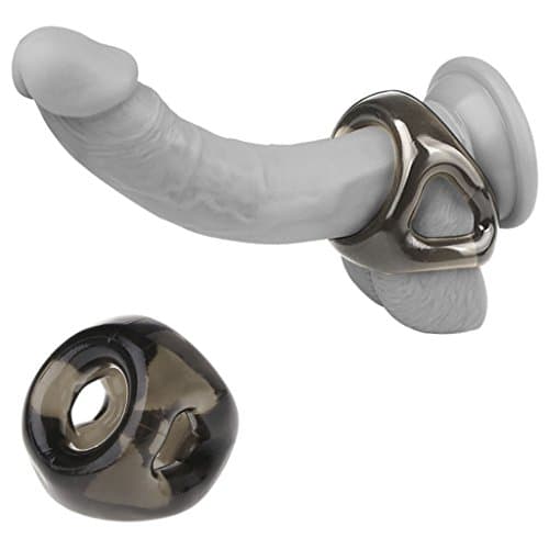 dingling372 Novelty Silicone Ring for Men - Great Men and Beginners to Advanced - Black