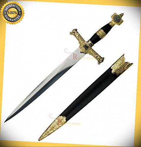 21'' Short King Solomon Sword Fantasy Medieval Dagger with Scabbard Brand New perfect for cosplay outdoor camping