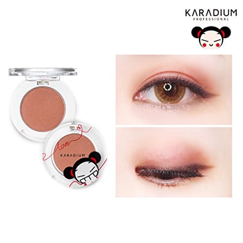 [KARADIUM] PUCCA LOVE EDITION Shine Eye Shadow 1.7g - 6 Colors / Long Lasting Moist Fitting Daily Makeup Shadow (#04 ANTIQUE SHINE)