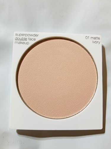 Clinique Super Powder Double Face Makeup Loose Compact Matte Ivory 01