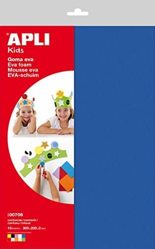 Apli Kids A4 EVA Foam Sheets (Multi-Colour) by Apli Kids
