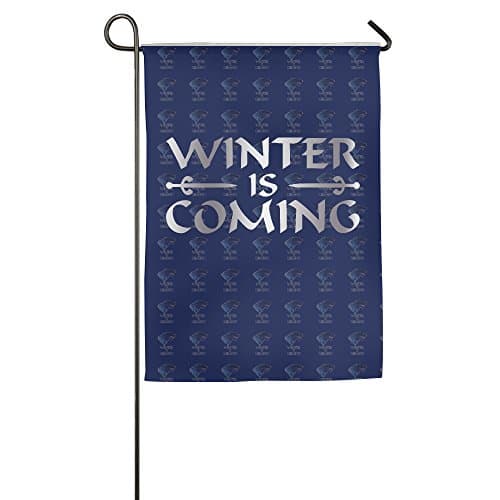 Winter Is Coming Platinum Style Garden Flag