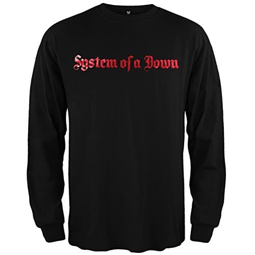 System Of A Down - Mens Rock N Roll Killa Long Sleeve Medium Black