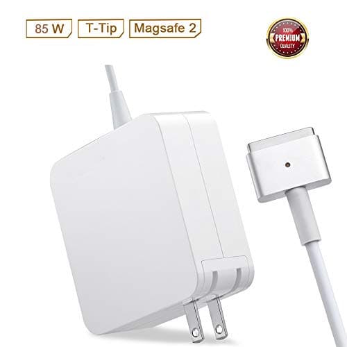 Mac Pro Charger Replacement for MacBook Pro with 13-inch 15-inch Retina Display After 2012 Ac 85W Magsafe 2 T-Tip Power Adapter Connector