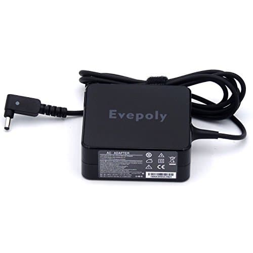 Evepoly 65w 19V 3.42A AC Laptop Replacement Adapter Charger for Asus Taichi 31 Series, Asus VivoBook,Asus ZenBook UX31A,Compatible With 4.0x1.35 mm Jack