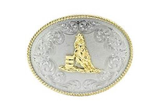 Engraved Barrel Racing Western Belt Buckle Go With Saddle Chaps Bridle Award
