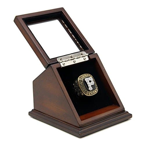 PIT 1979 Pirates Baseball Championship Ring with Wooden Display Case - Size 11