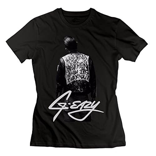 Damilosye Cool Womens Casual G-Eazy When It's Dark Out T Shirt