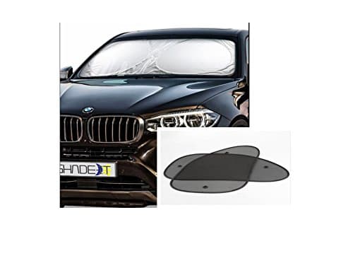Car Windshield Sun Shade Shield Auto Sunshade For Front Windshield Plus 2 Front Side Windows Shades Provide Heat, UV Protector &amp; Reflector, Keeps Vehicle Cool Car Sunshades Protection