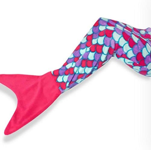 Mermaid Tail Super Soft Plush Blanket (Pink)