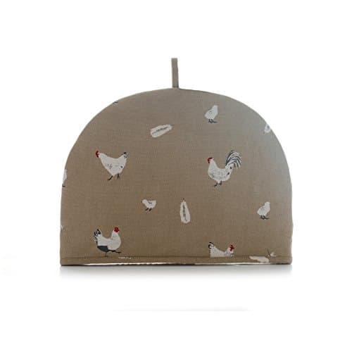 Dexam Rushbrookes Pecking Order 2 Cup Tea Cosy Stone
