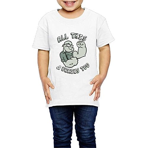 Popey E. C. Segar All This Robin Williams Jack Mercer Print T Shirts For Toddler