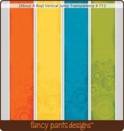 Fancy Pants - Creative Expressions - Transparency Overlays Vertical Jump 12 Pack
