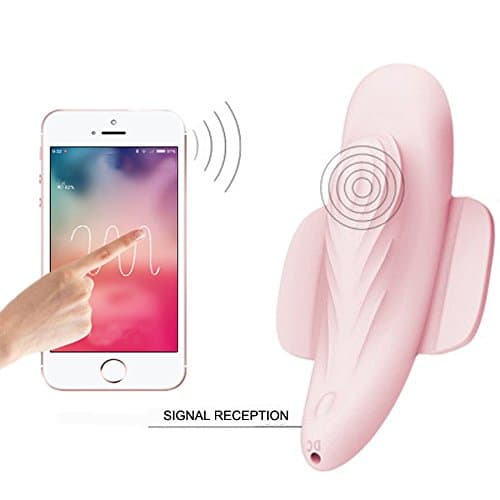 Wireless 12 Frequency Phone App Control Bluetooth Invisible Pink Panties,Waterproof Intimate Relaxation Viberate Relaxation Massager