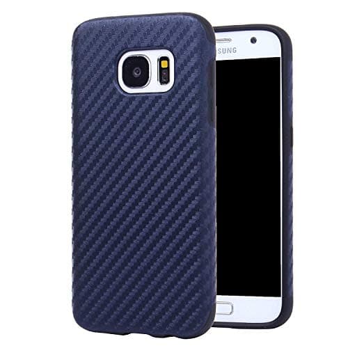 Dejavux Galaxy S7 Case Carbon Fiber Pattern Style Phone Case Protective Soft TPU Cover Shock Absorbing for Samsung Galaxy S7 Case