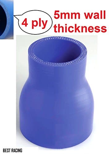 2" to 3" Silicone Straight Reducer Hose 51mm-76mm Pipe,blue