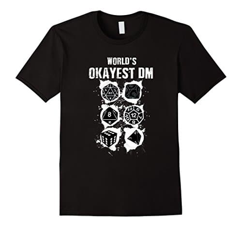 Dm T Shirt Worlds Okayest Game Master Tee